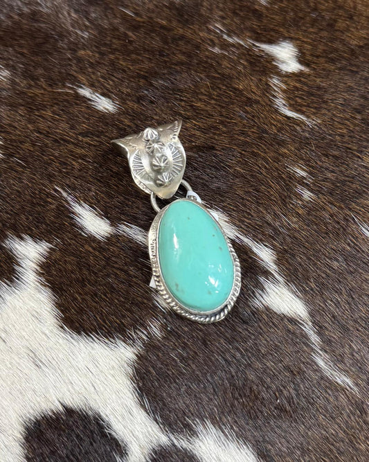 Native Kingman Oval Pendant
