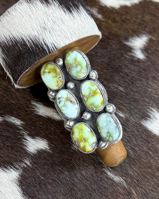 Adjustable Boyd Ashley 6 Stone Palomino Ring *Native