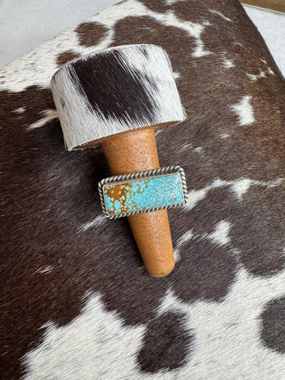 Johnny Dixon Adjustable Rectangle Ring *Native