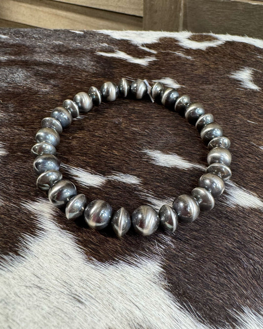 Stretch Saucer Pearls Bracelet