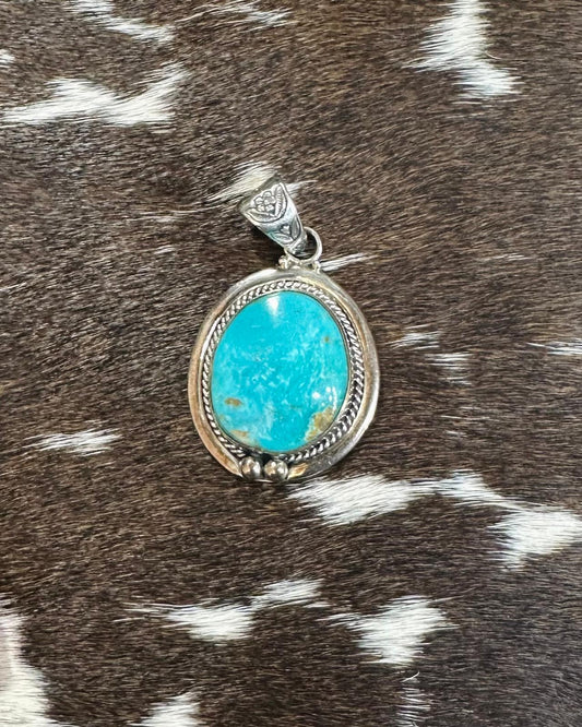 Round Border Pendant