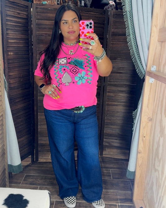 Neon Cowboy Killer Tee