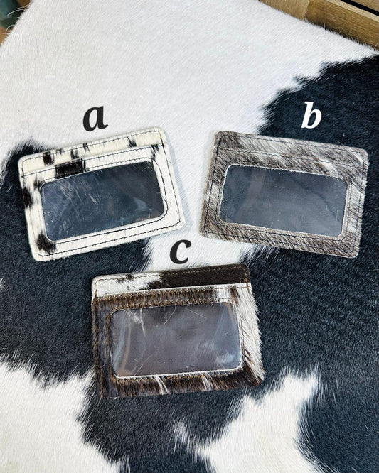 Cowhide Card Holder
