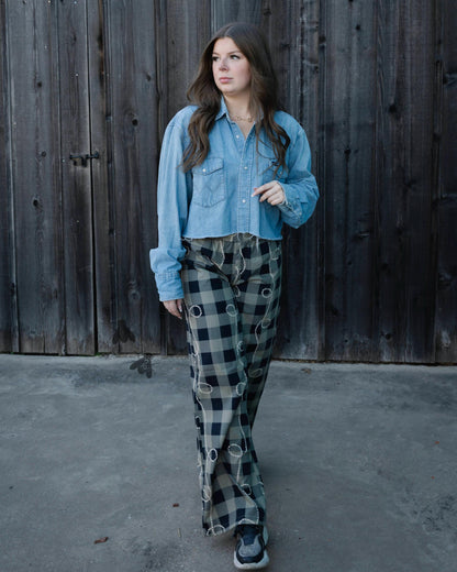 Off The Track Boxer Pants *Gingham