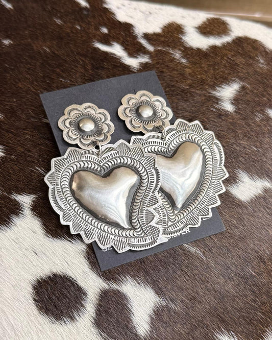 Leander Tahe Heart Dangles *Native