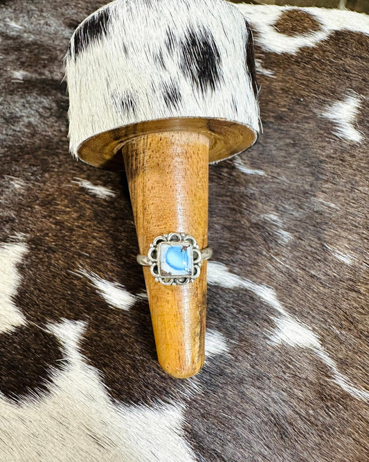 Golden Hills Square Simple Ring *Non Native