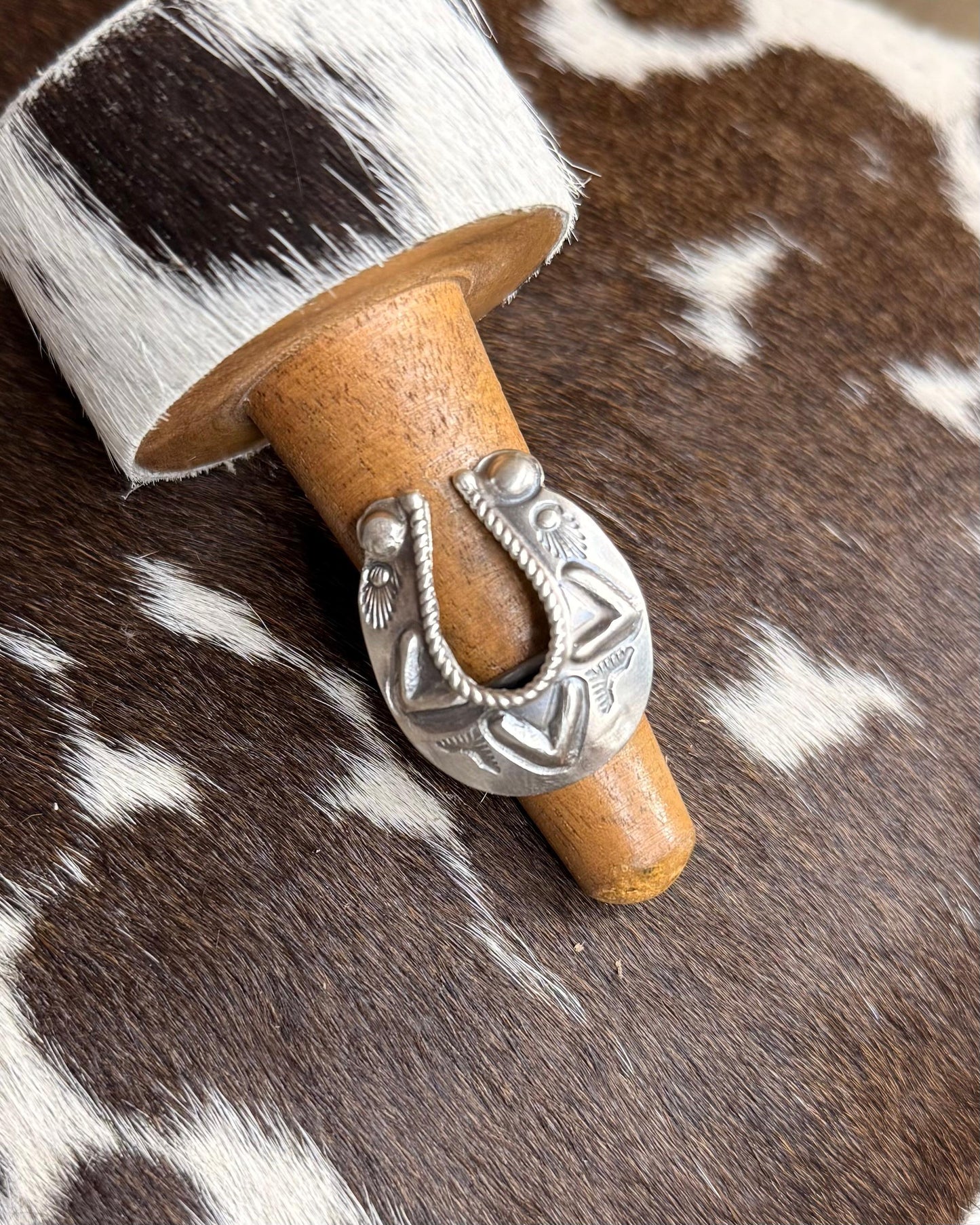T. Yazzie Adjustable Horseshoe Ring *Native