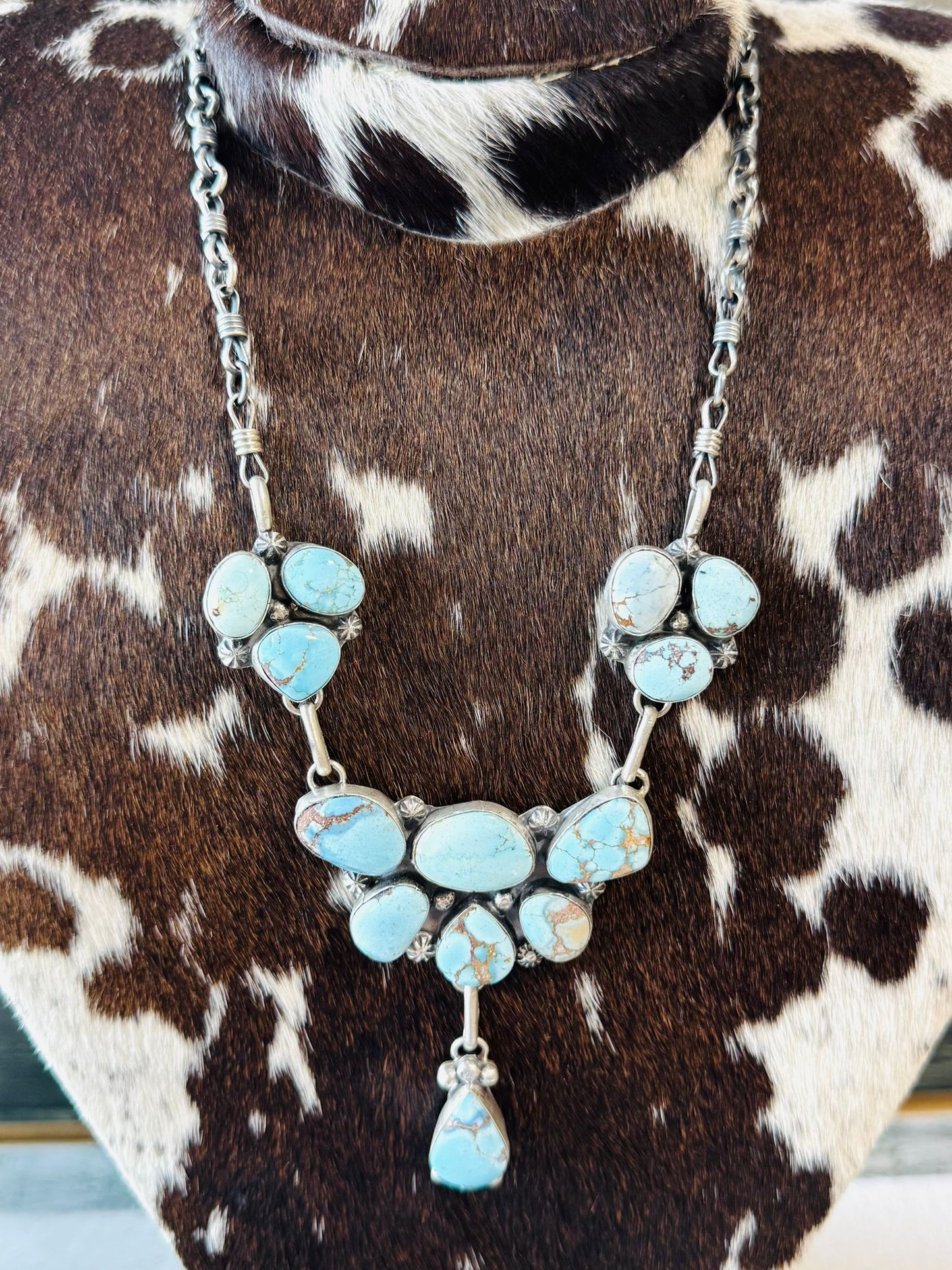 Golden Hills Multi Cluster Necklace *Native