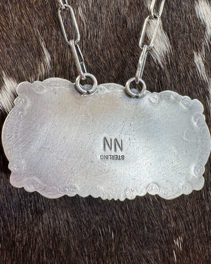 Golden Hills 3 Stone Square Necklace *Native