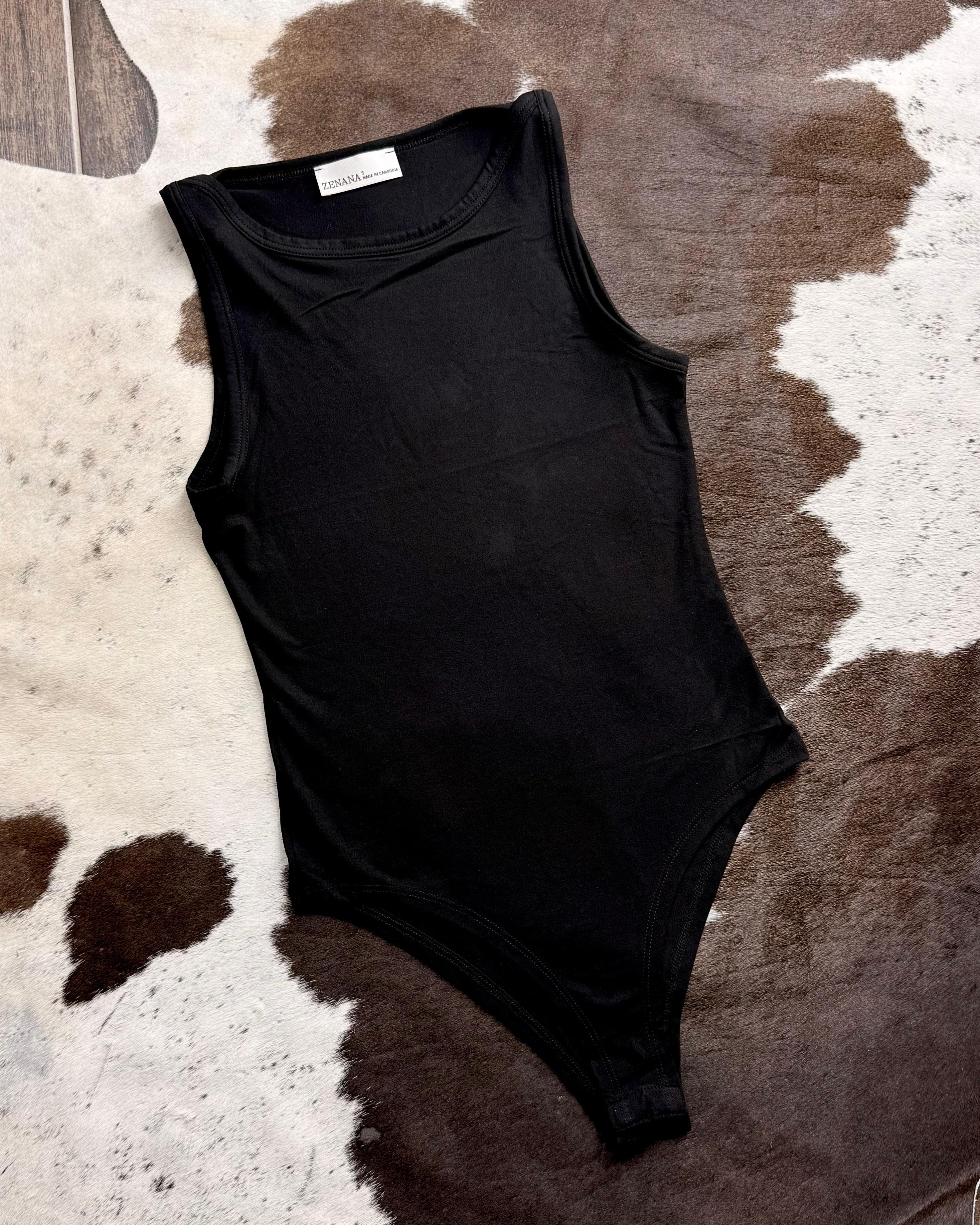 Elevated Basic Bodysuit *Black – My Pretty in Pink