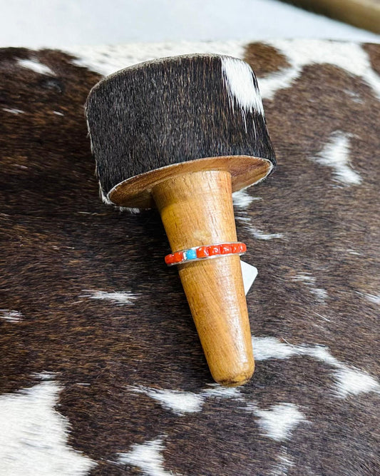 Coral Kingman Stacker Ring *Native