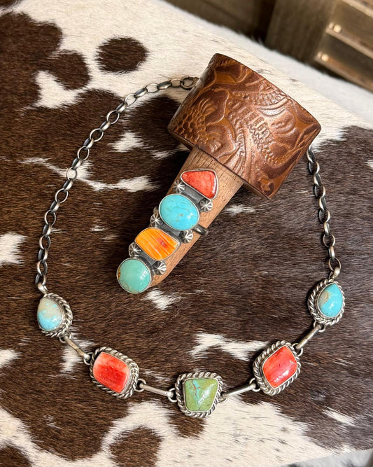 Multi Stone Choker Set *Native