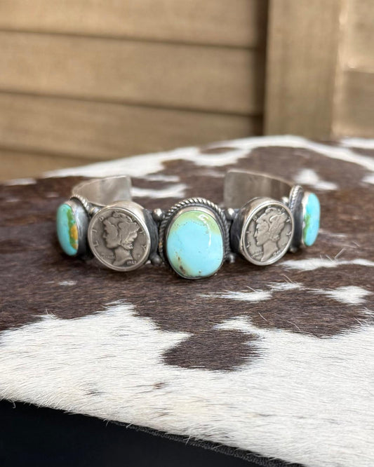 Tillie John Sonoran Coin Cuff *Native
