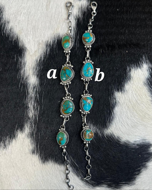 Frida Martinez Sterling Kingman Bracelet *Native