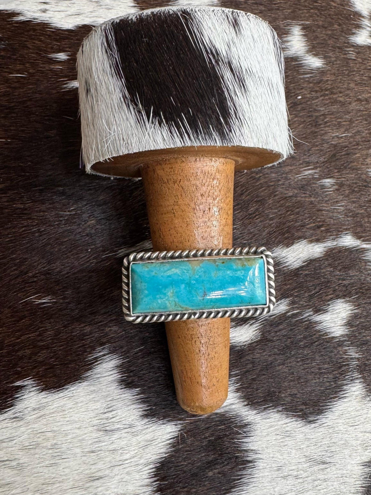 Johnny Dixon Adjustable Rectangle Ring *Native