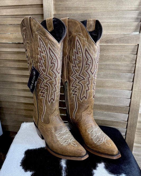 Alexa Wide Calf Boots *Camel