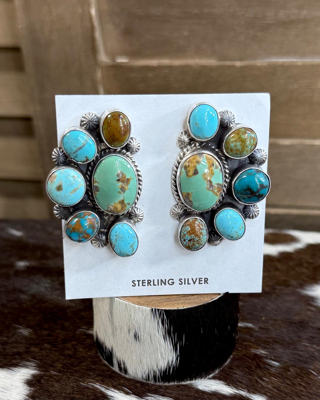 Elouise Kee Half Cluster Earrings *Native