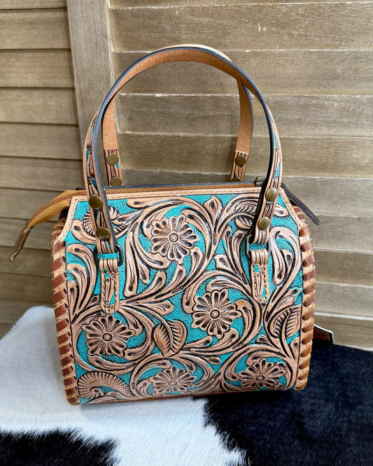 Mini Cutesy Brown Turquoise Speedy