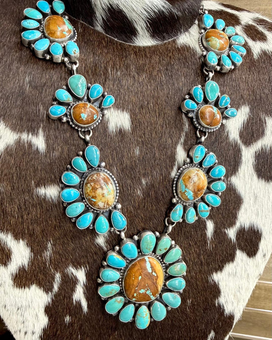 Sheila Royston Ribbon Kingman Statement Set *Native