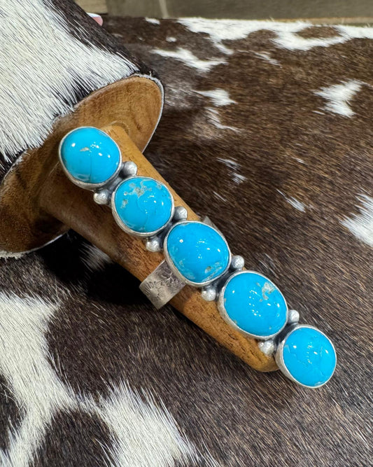 Zia Adjustable 5 Stone Ring