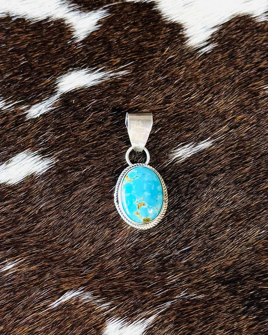 Simple Turquoise Dainty Pendant *Native
