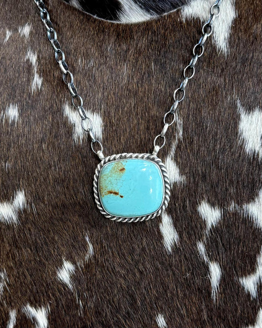 Augustine Largo Kingman Square Necklace *Native