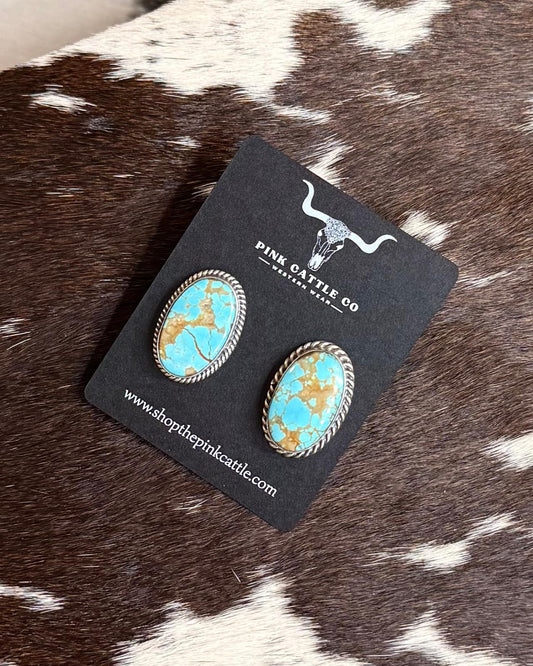 #8 Oval Studs *Native