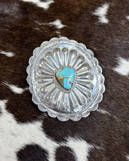 Robert Yellowhorse Kingman Concho Pendant *Native