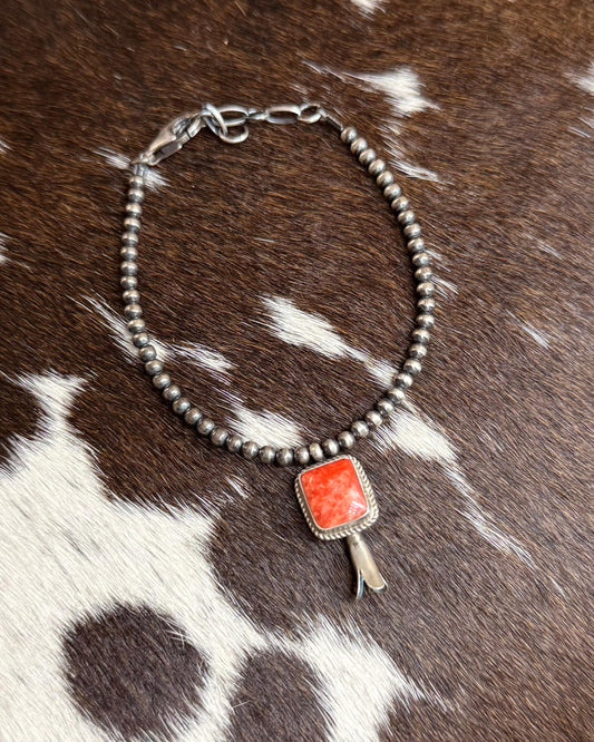 8" Pearl Spiny Blossom Bracelet