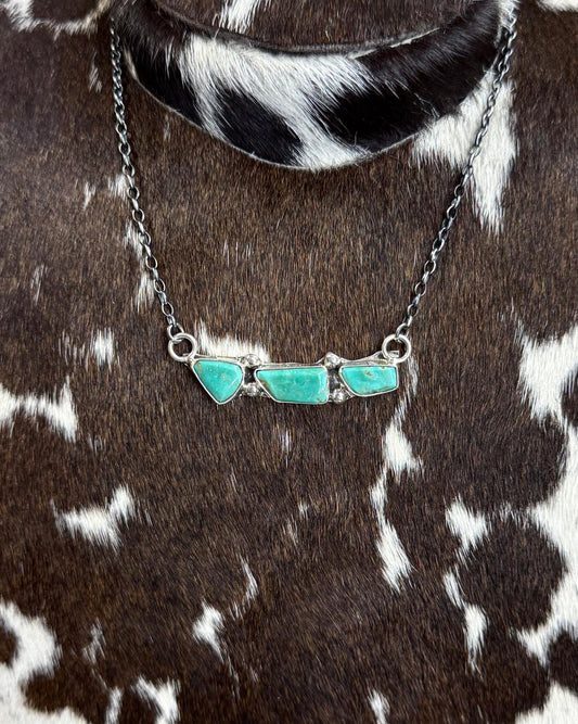 Jude Candelaria 3 Stone Necklace *Native