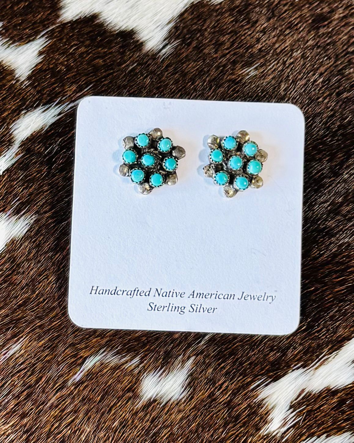 Vintage Flower Cluster Studs *Native