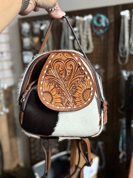 Small Cowhide Backpack