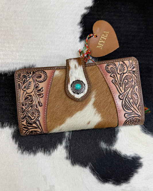 Myra Snap Cowhide Wallet