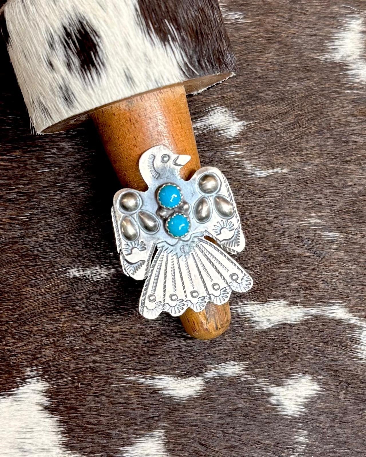 T. Yazzie Thunderbird Ring *Native