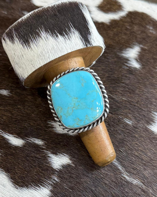 Augustine Largo Adjustable Kingman Square Ring