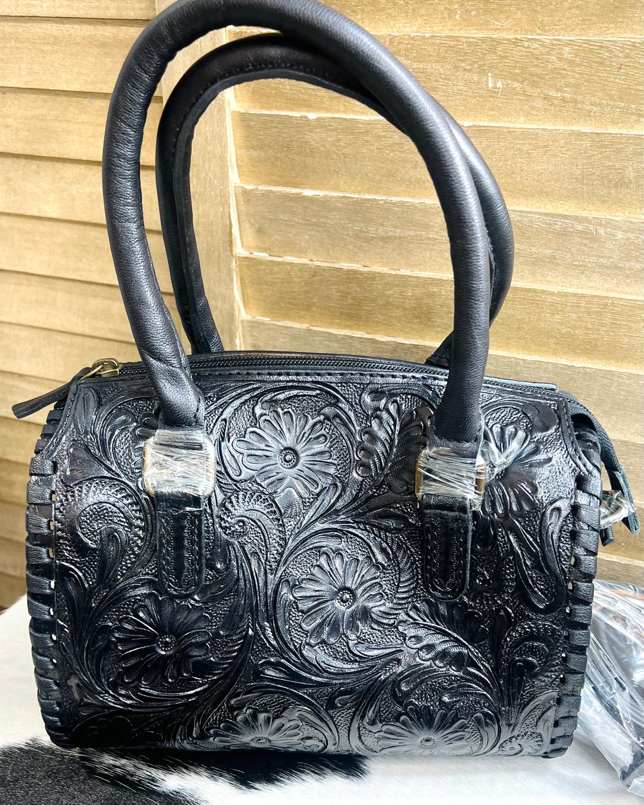 Small Black Tooled Speedy