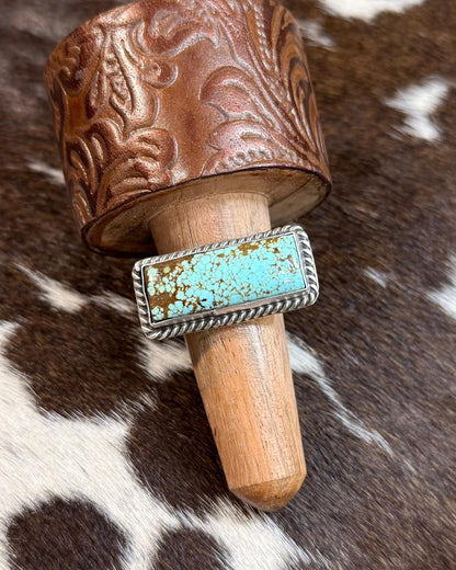 Johnny Dixon Adjustable Rectangle Ring *Native