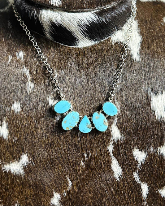 5 Stone Necklace *Non Native