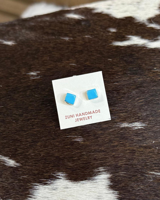 Zuni Mini Square Studs