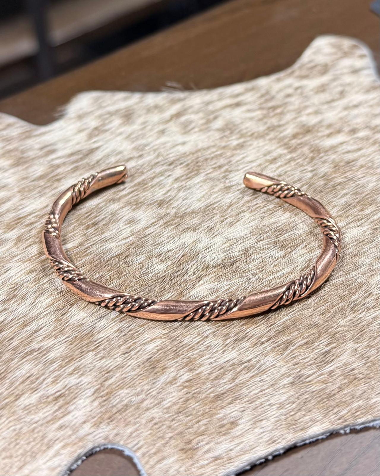 Elaine Tahe Copper cuff