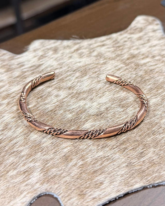 Elaine Tahe Copper cuff