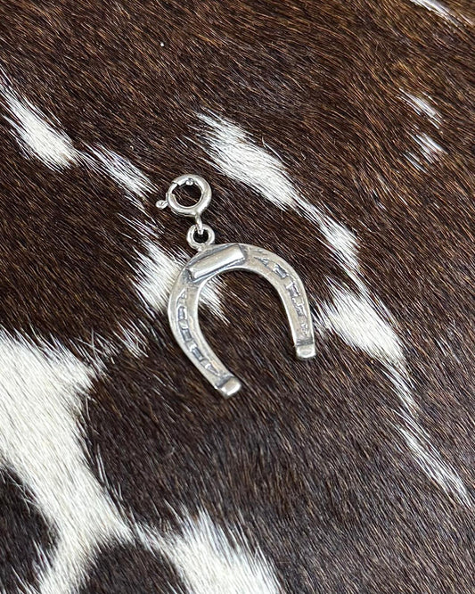 Sterling Silver Horseshoe Charm