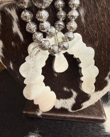 Darrin Livingston Dry Creek Squash Blossom Necklace*Native