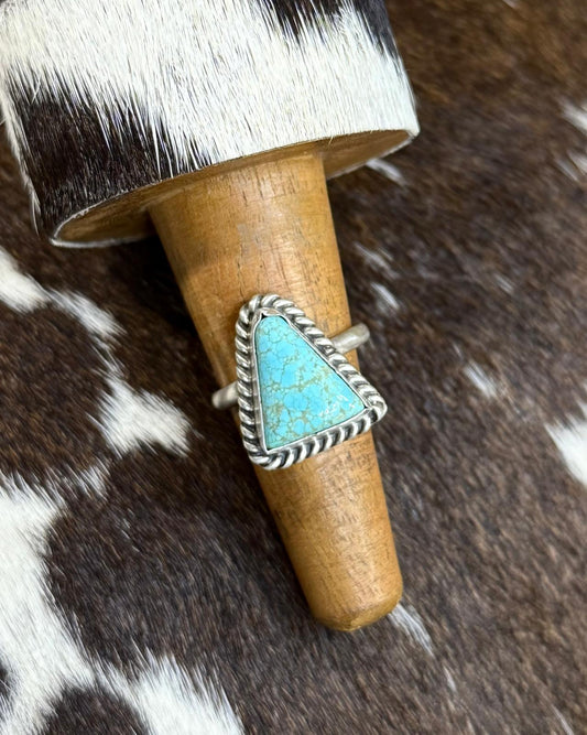 Judith Dixon Kingman Triangle Adjustable Ring *Native