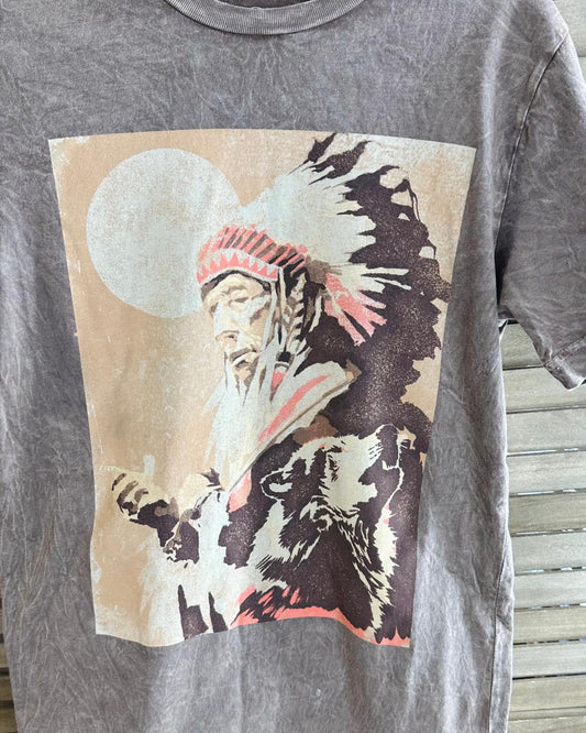 Vintage Headdress Graphic Tee