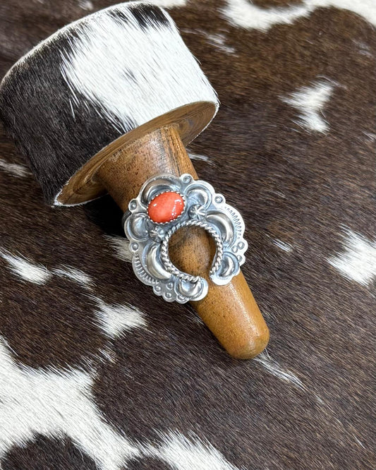 Sterling Spiny Naja Adjustable Ring *Native