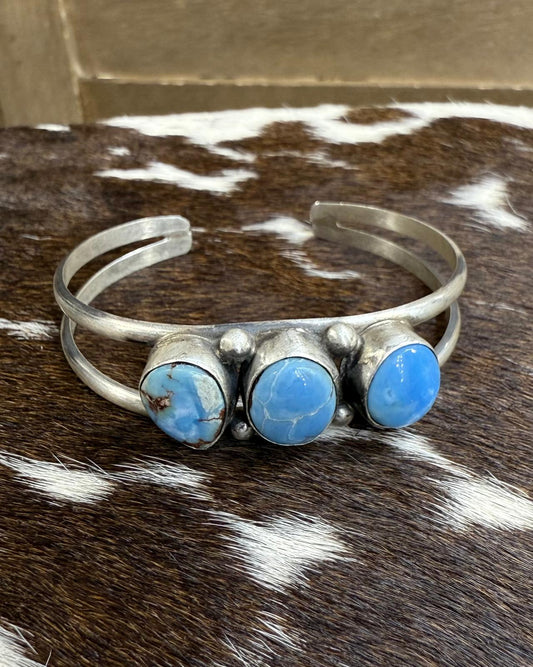 Augustine Largo Golden Hills 3 Stone Cuff *Native