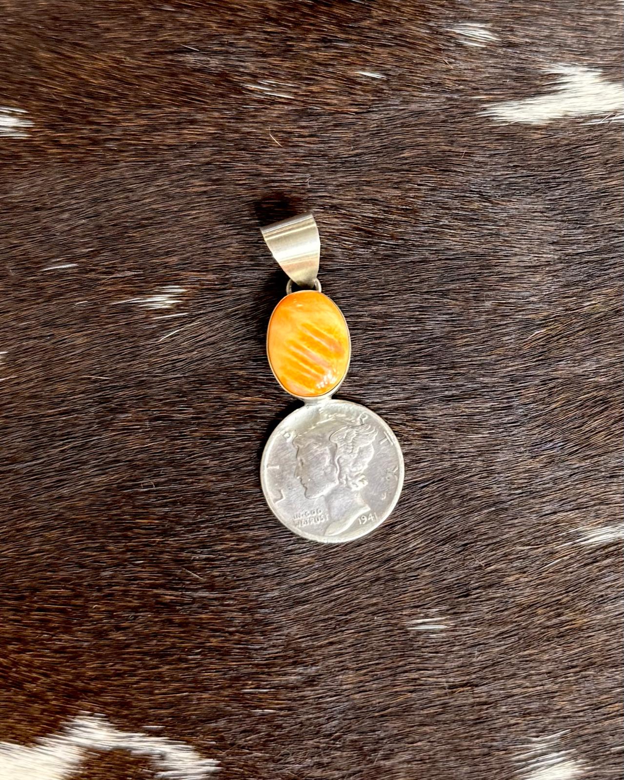 1941 Spiny Coin Pendant *Native