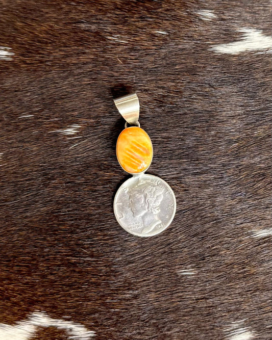 1941 Spiny Coin Pendant *Native
