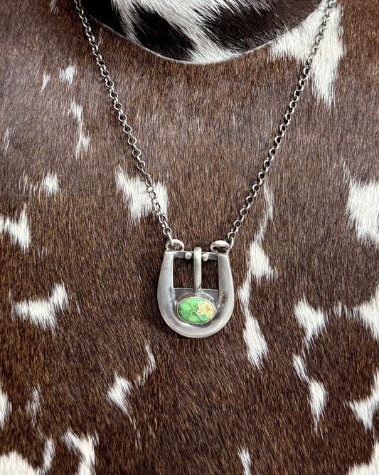 18" P.Yazzie Sonoran Buckle Necklace *Native